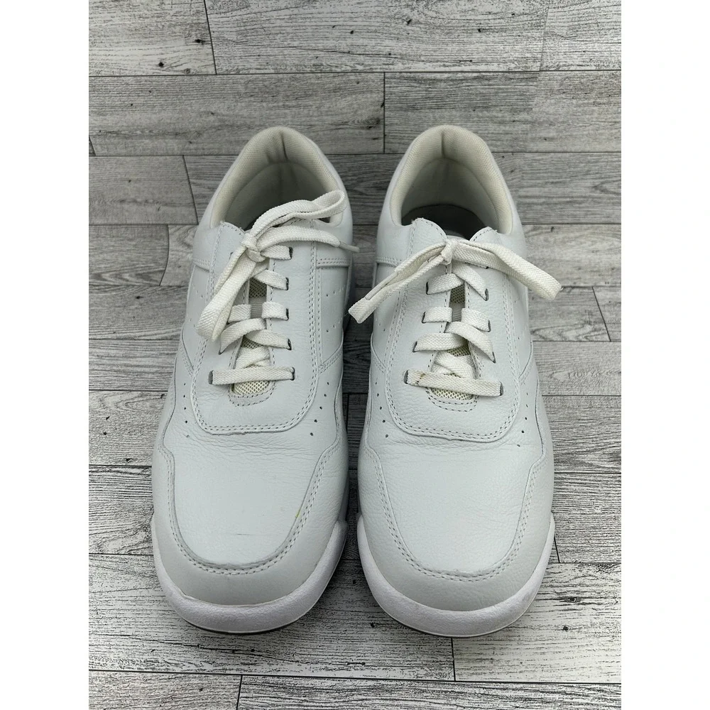 Rockport ProWalker‎ Shoes Mens Size 10M White Leather Walking Comfort Classic